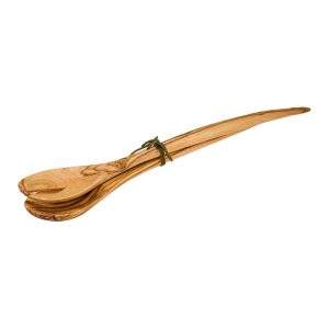 Salatbesteck Olivenholz 35cm