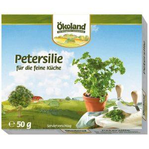 Petersilie feingehackt