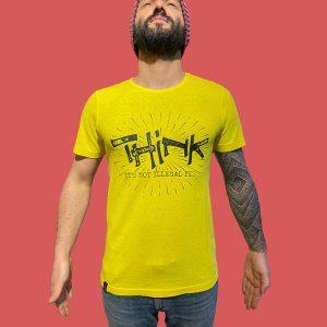 Uprise T-shirt Think gelb