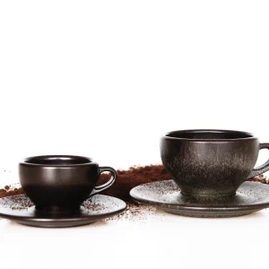 Kaffeetassen aus Kaffeesatz