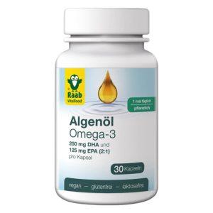 Algenöl Omega-3 Kapseln 30 Stk